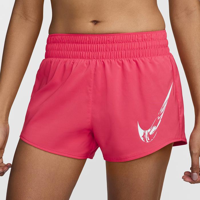 Nike Dri-FIT One Mid-rise Brief-lined Graphic Women’s Running Shorts - Aster Pink