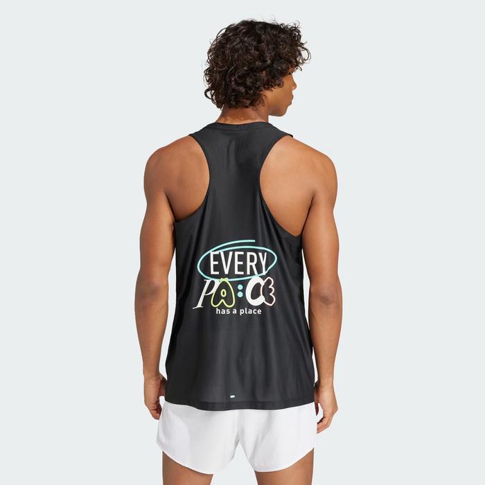 Adidas Own The Run Runners Men's Running Tank Top - Black