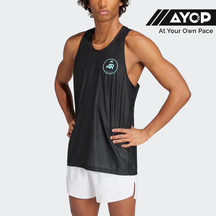 Adidas Own The Run Runners Men's Running Tank Top - Black