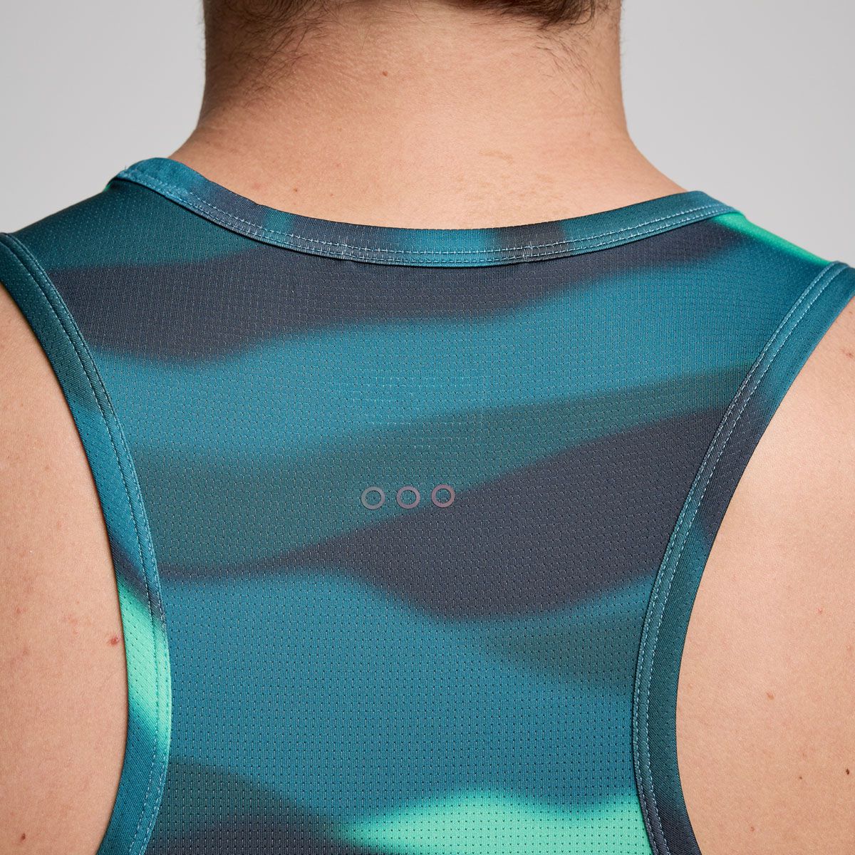 Saucony Stopwatch Graphic Men’s Running Tank Top Singlet - Calm Print