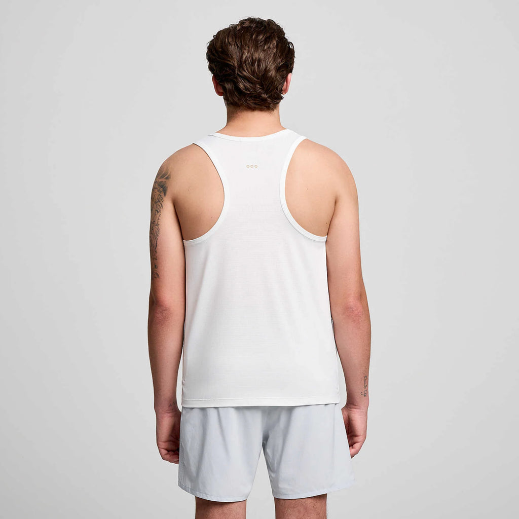 Saucony Stopwatch Graphic Men’s Running Tank Top Singlet - Ivy Prep