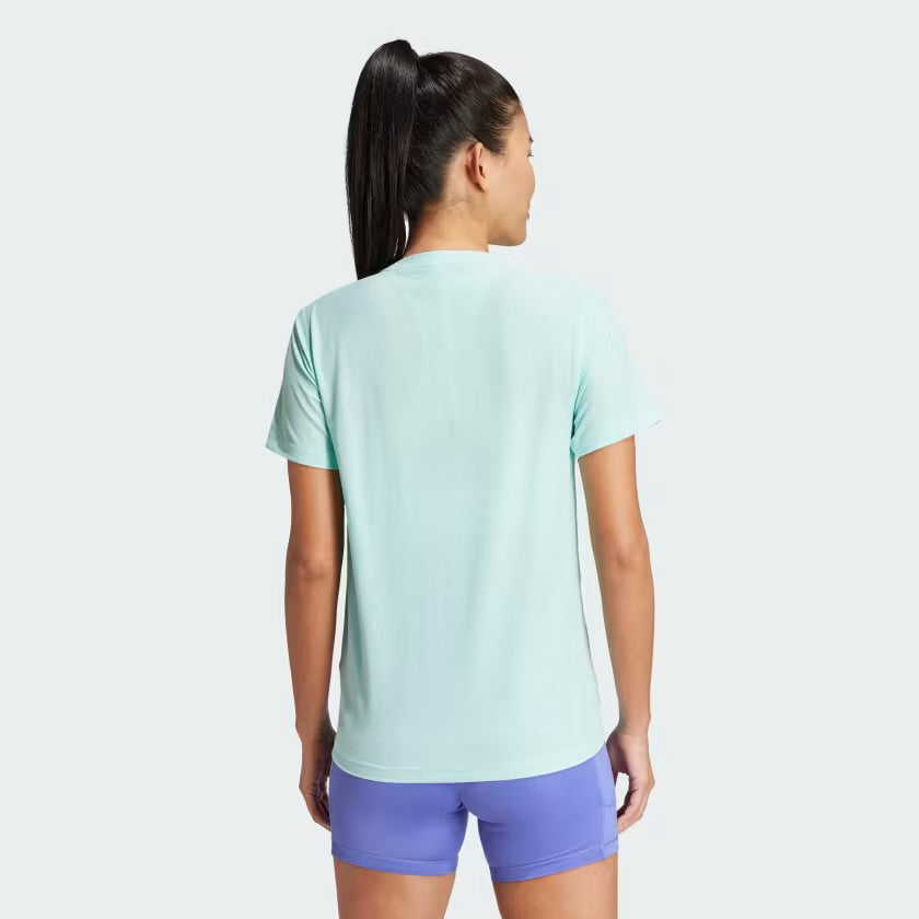 Adidas Own The Run 3 Stripes Women’s Running T-Shirt - Turquoise