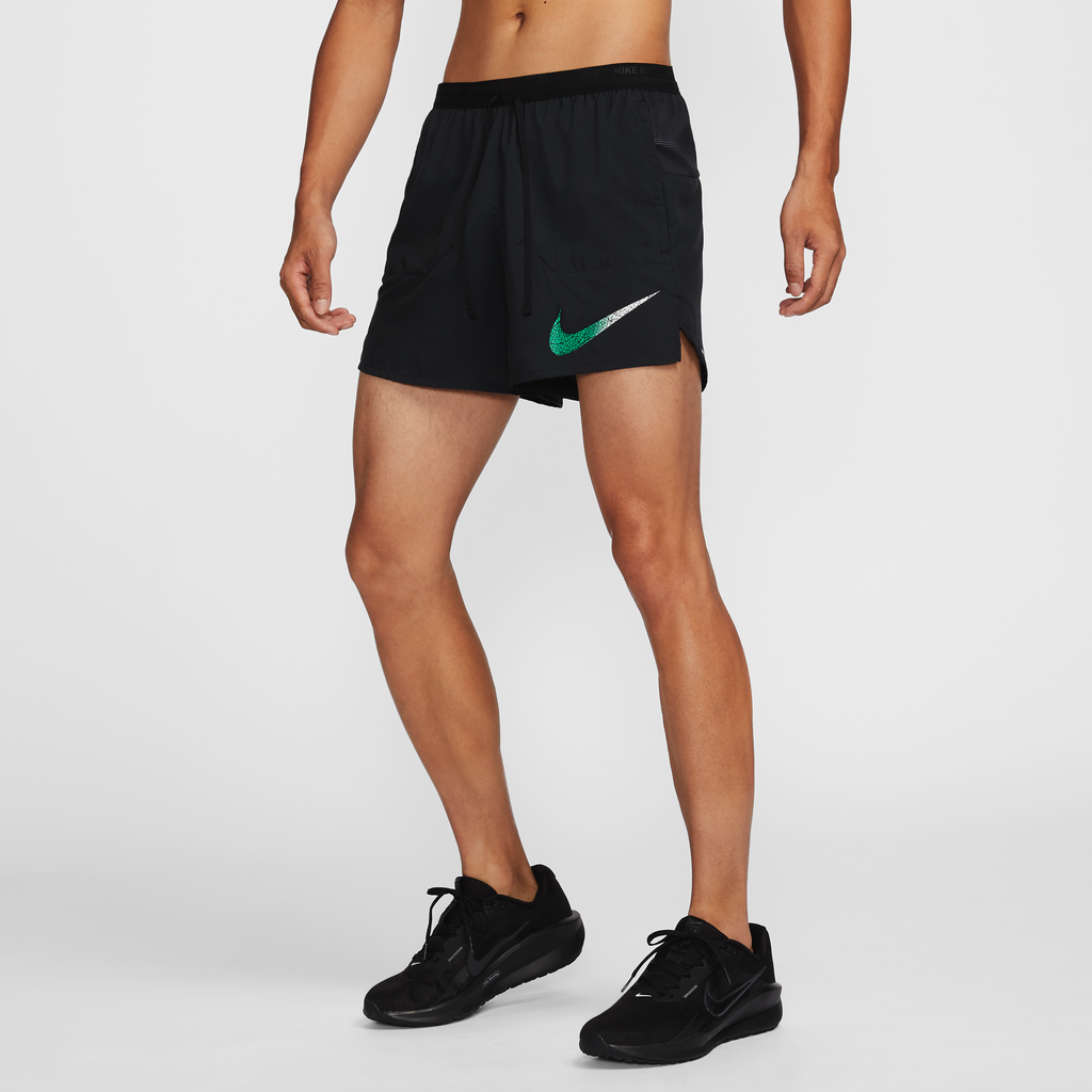 Nike Dri-FIT Stride “Kipchoge” 5-inch Brief-lined Men’s Running Shorts - Black/Stadium Green