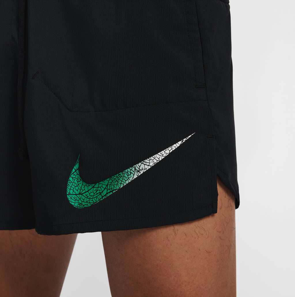 Nike Dri-FIT Stride “Kipchoge” 5-inch Brief-lined Men’s Running Shorts - Black/Stadium Green