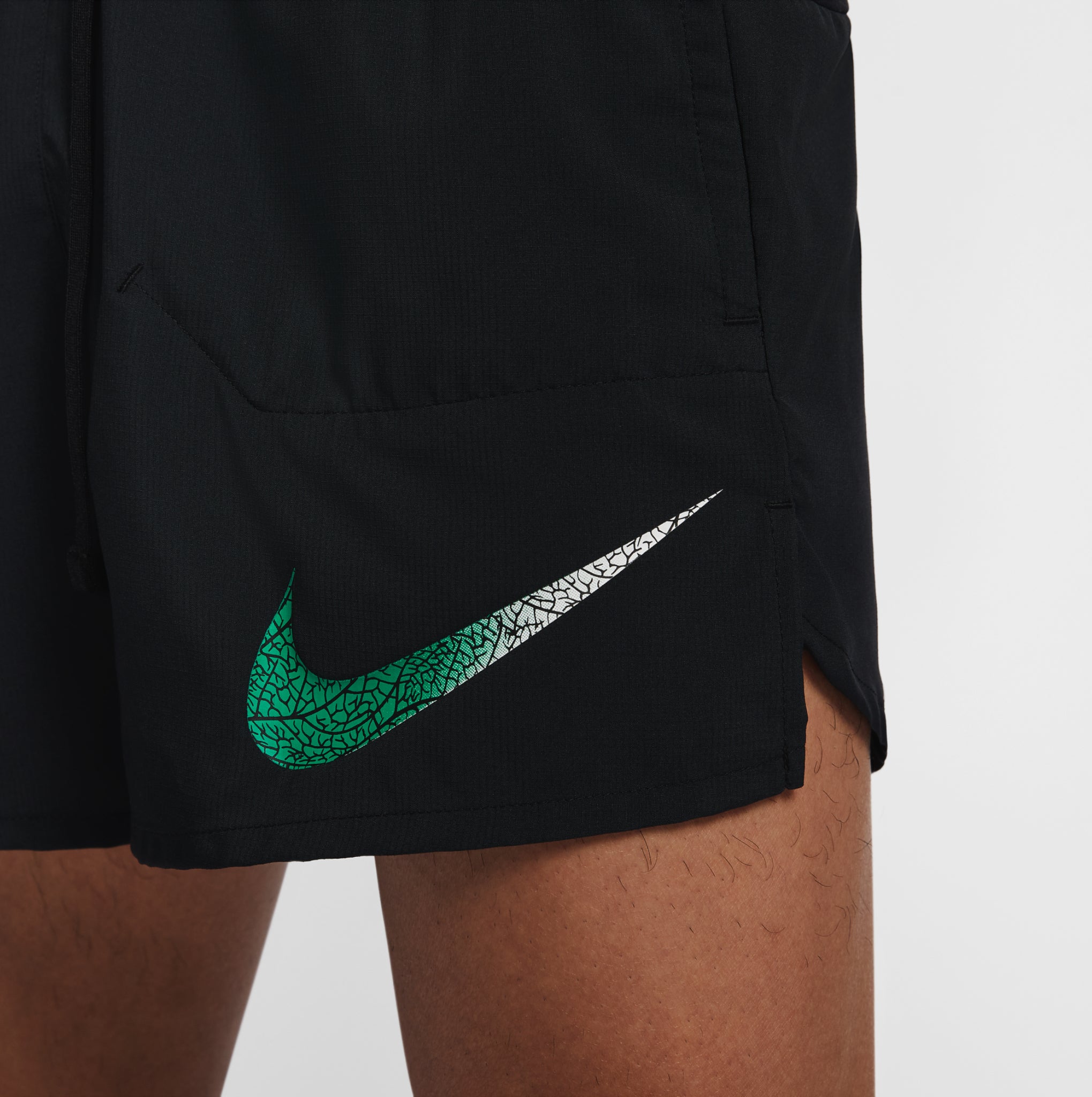 Nike Dri-FIT Stride “Kipchoge” 5-inch Brief-lined Men’s Running Shorts - Black/Stadium Green