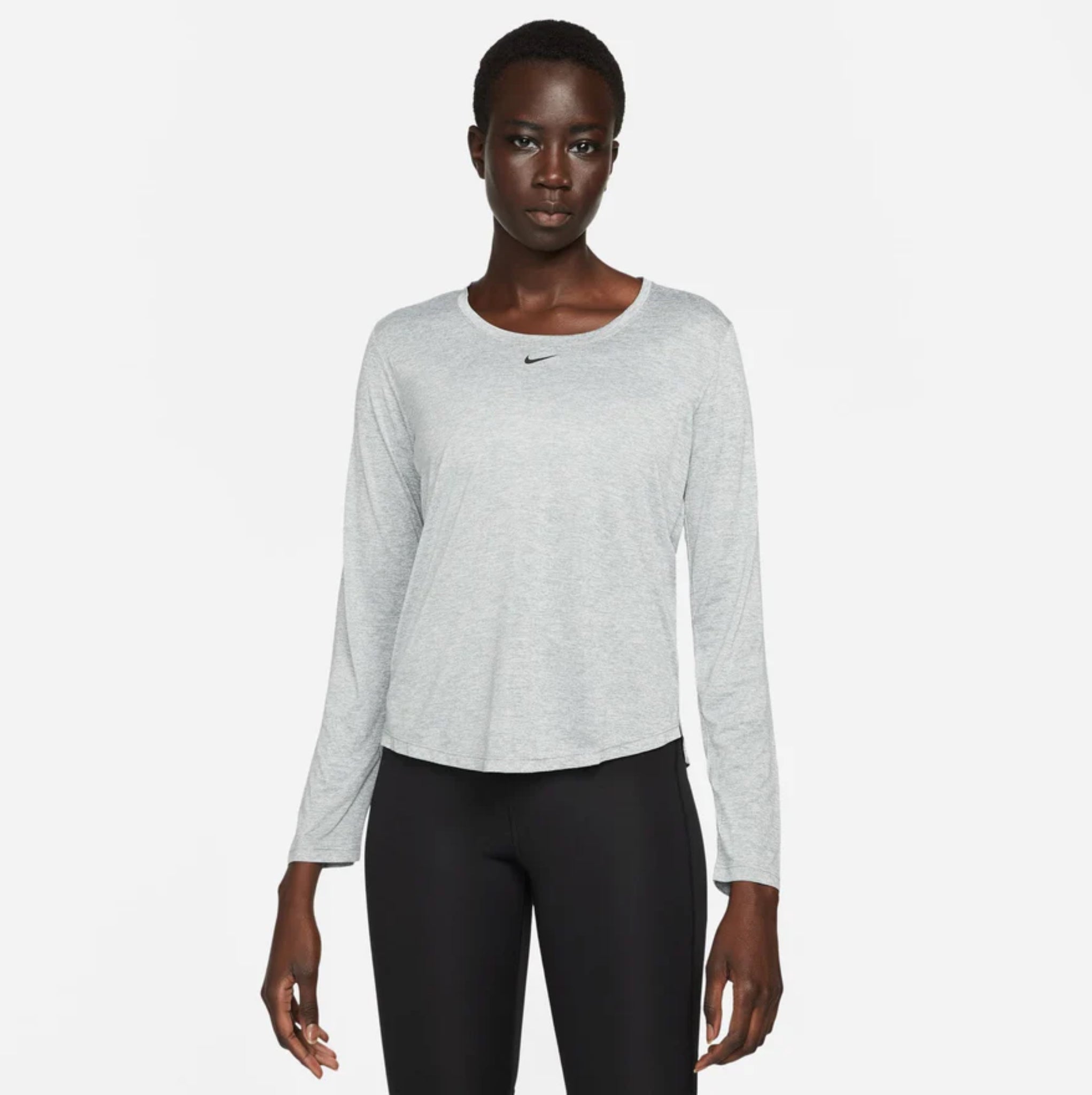 Nike Dri-FIT One Long Sleeve Women’s Running T-Shirt - Grey