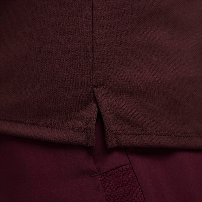 Nike Dri-FIT Miler UV Men’s Running T-Shirt - Burgundy Rush