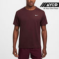 Nike Dri-FIT Miler UV Men’s Running T-Shirt - Burgundy Rush