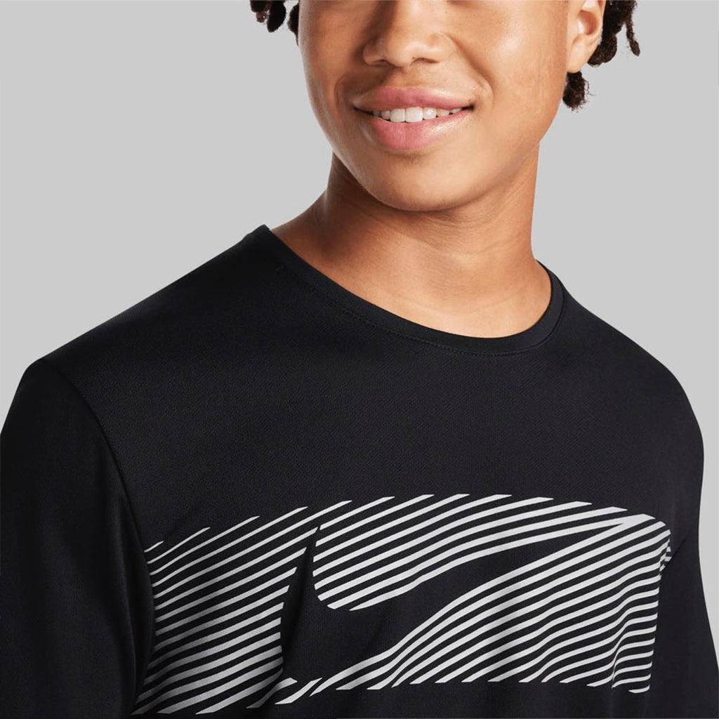 Nike Dri-FIT Miler Flash Men’s Running T-Shirt - Black