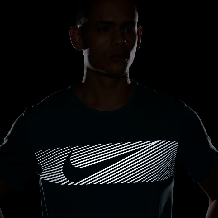 Nike Dri-FIT Miler Flash Men’s Running T-Shirt - Black