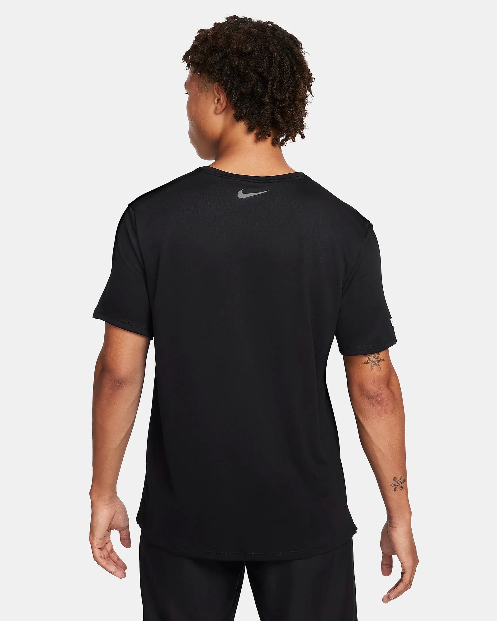 Nike Dri-FIT Miler Flash Men’s Running T-Shirt - Black