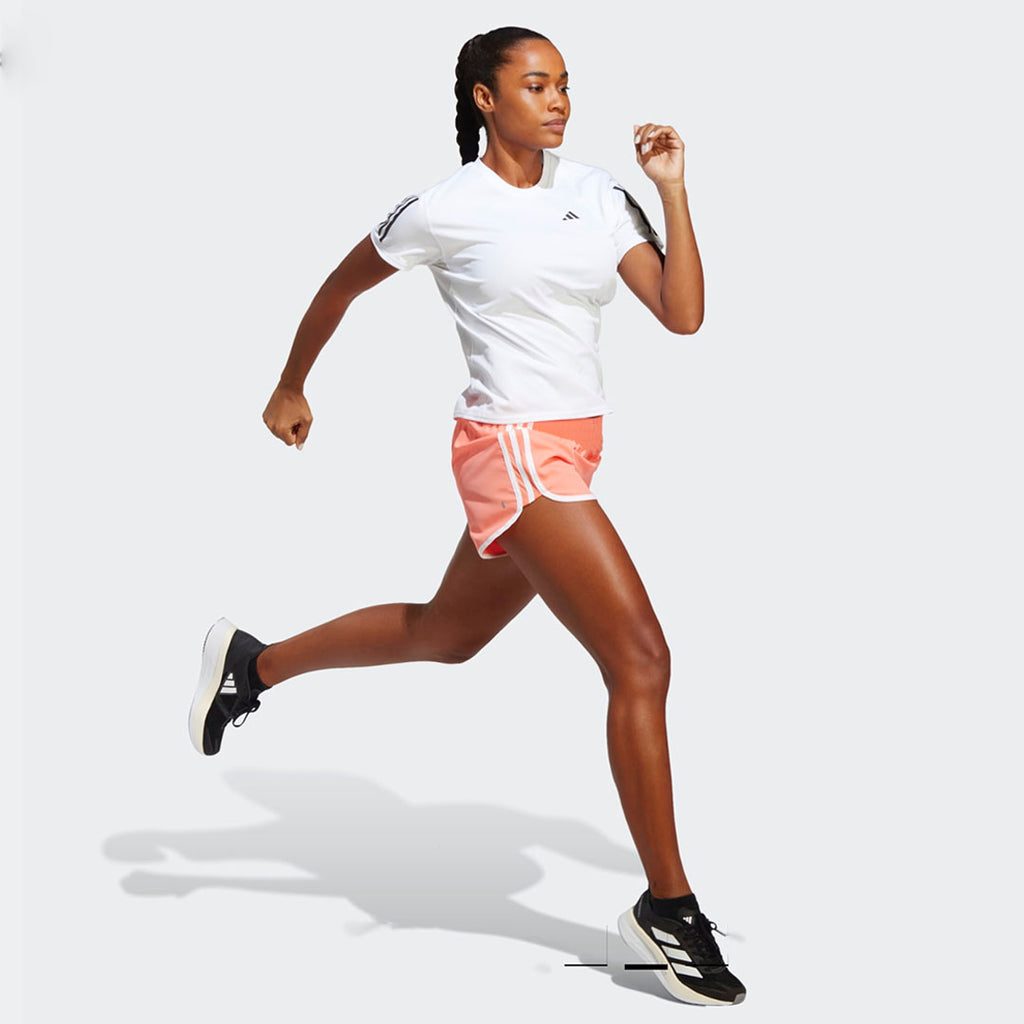 Adidas Own The Run 3 Stripes Women’s Running T-Shirt - White