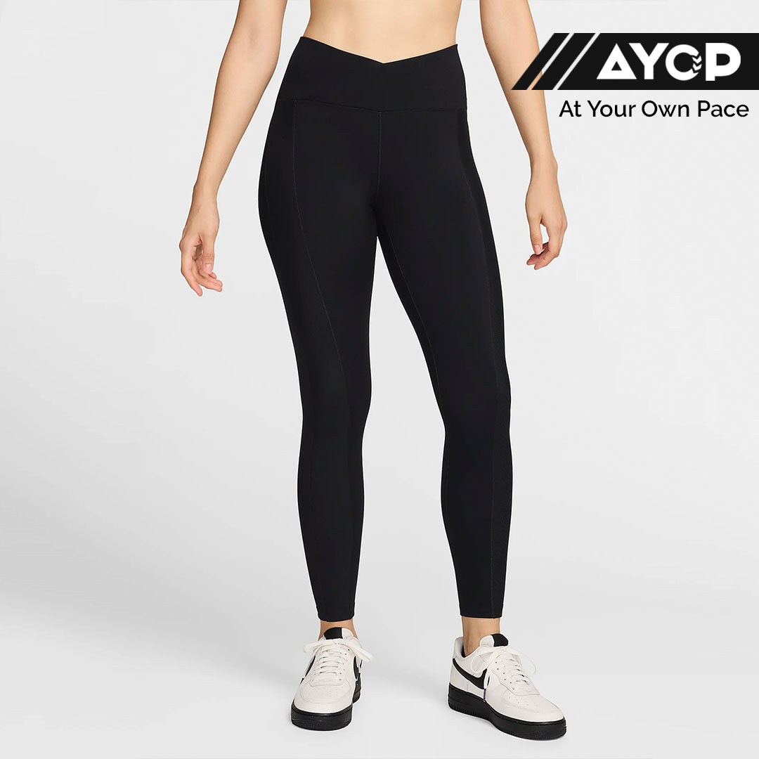 Nike One Wrap High-Waisted 7/8 Women’s Training Leggings - Black