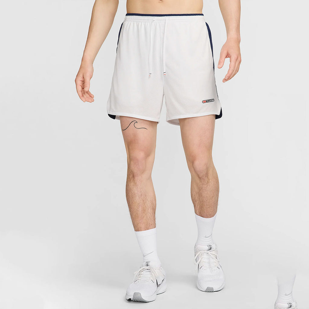Nike Dri-FIT Track Club 5-inch Brief-lined Men’s Running Shorts - White Navy Blue