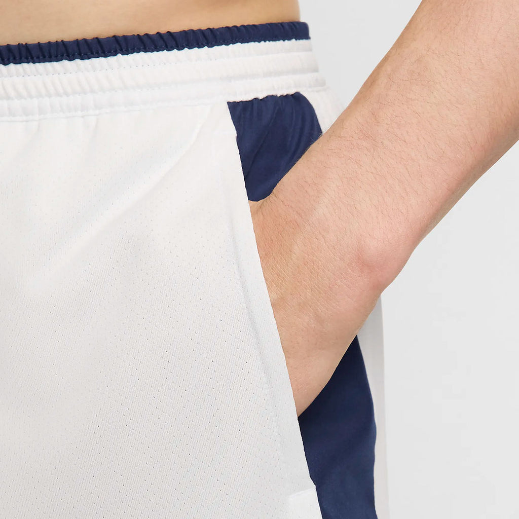 Nike Dri-FIT Track Club 5-inch Brief-lined Men’s Running Shorts - White Navy Blue