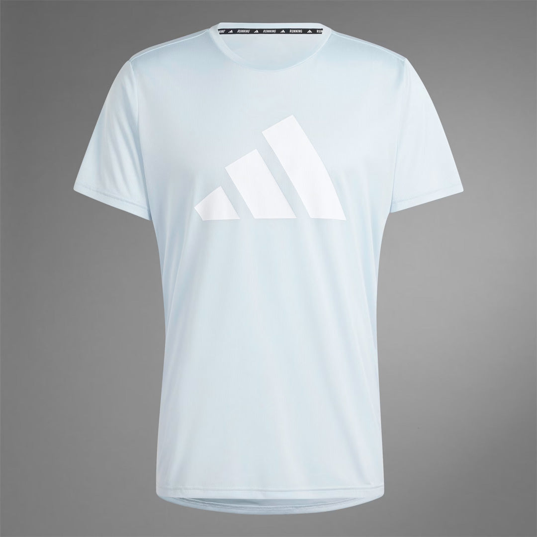 Adidas Run It Tee Men's Running T-Shirt - Halo Blue