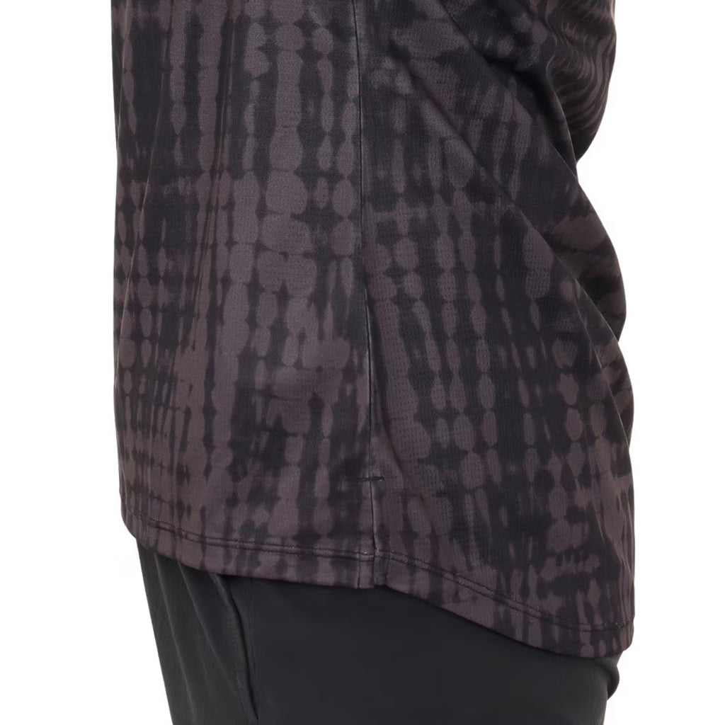 Asics All Over Print Women's Running T-Shirt Long Sleeve - Black