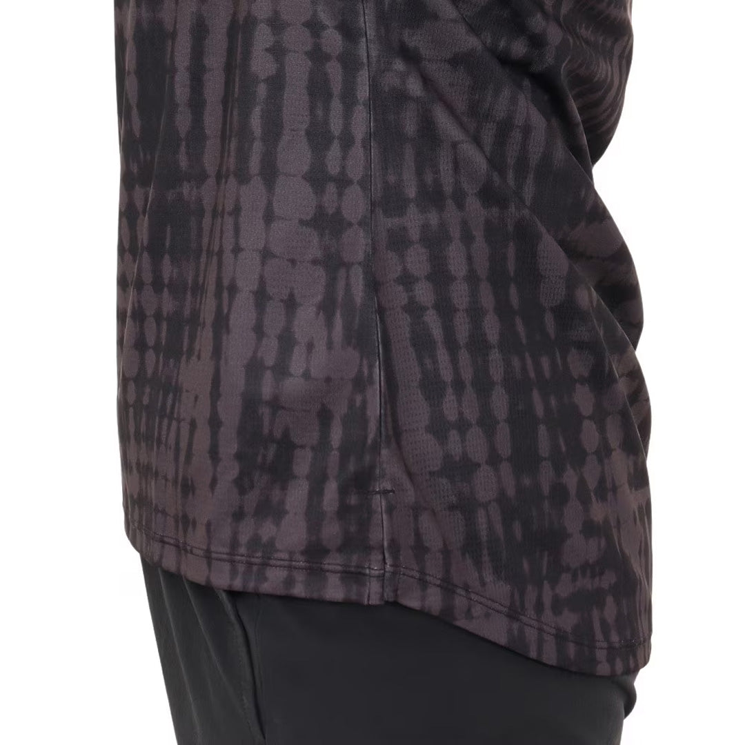 Asics All Over Print Women's Running T-Shirt Long Sleeve - Black