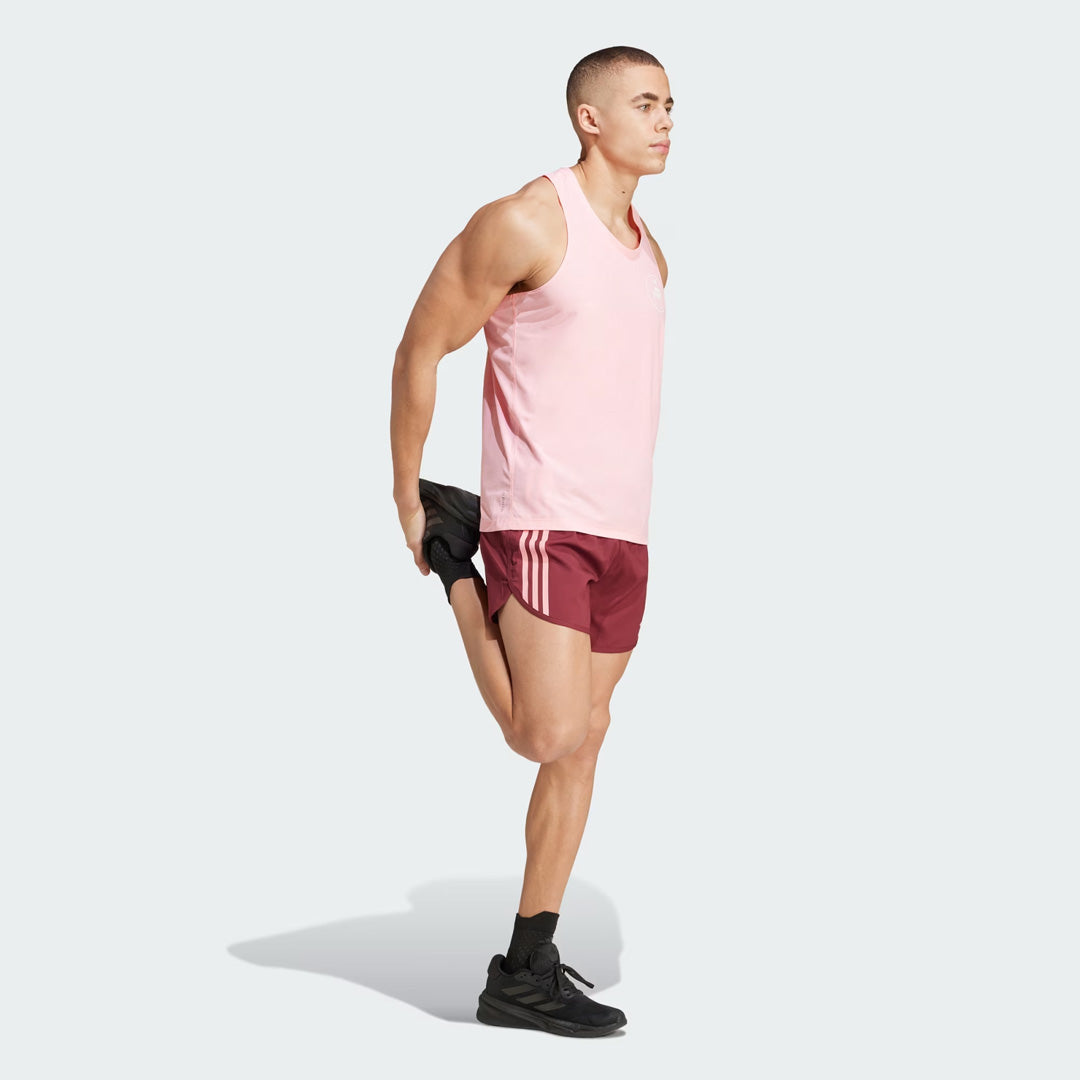 Adidas Own the Run Runners Men's Running Tank Top - Pink Spark