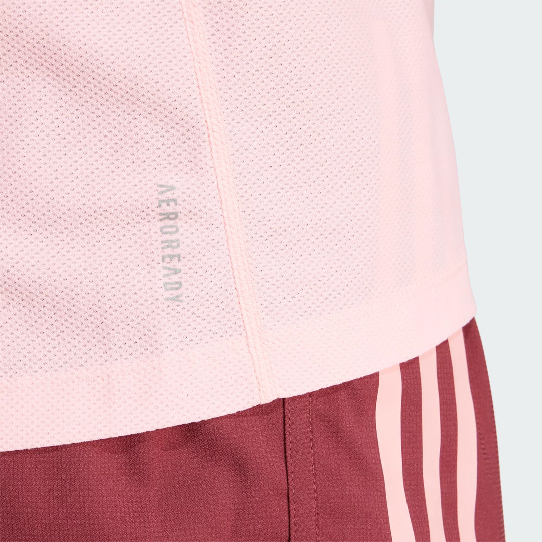 Adidas Own the Run Runners Men's Running Tank Top - Pink Spark