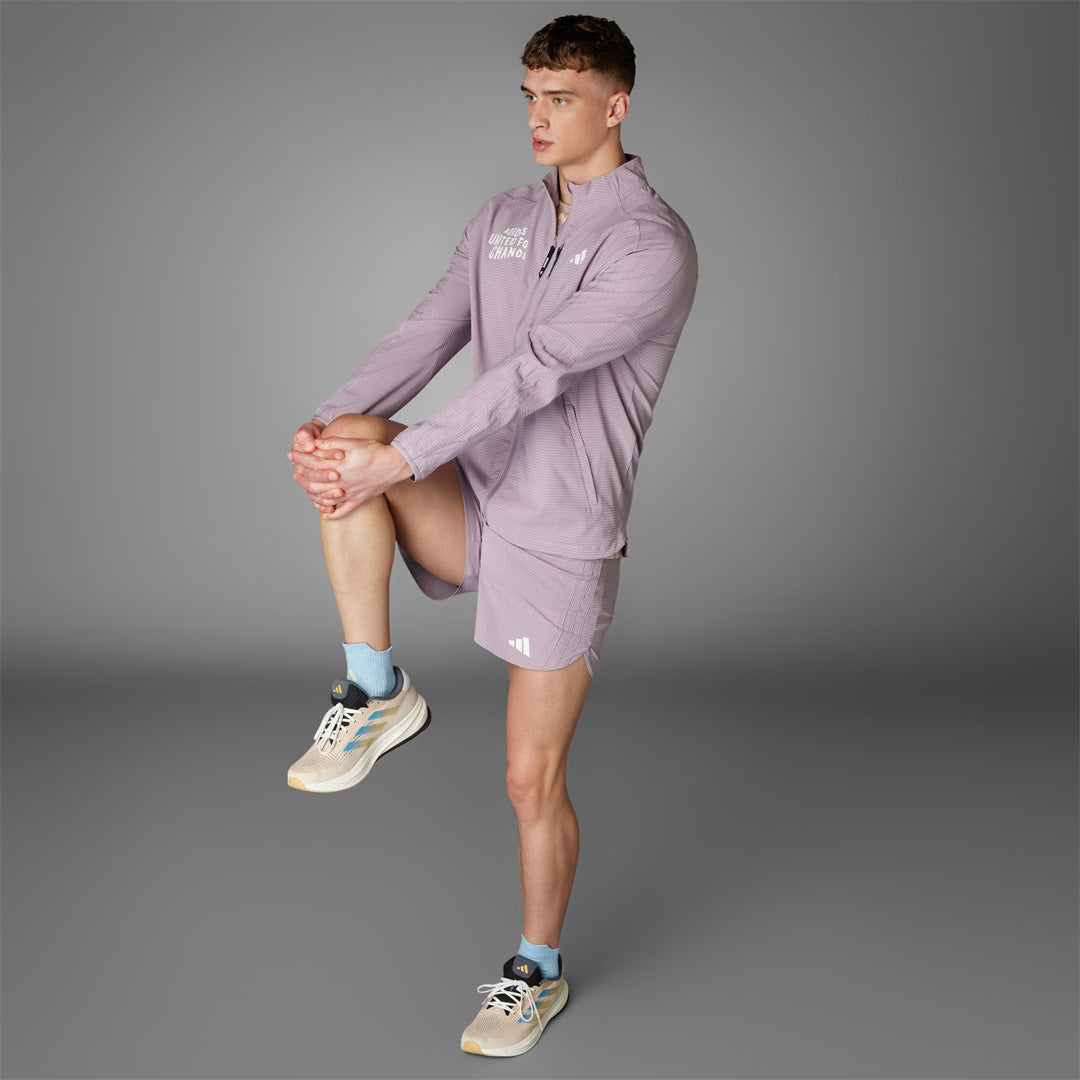 Adidas Move for the Planet Men's Running Jacket - Preloved Fig