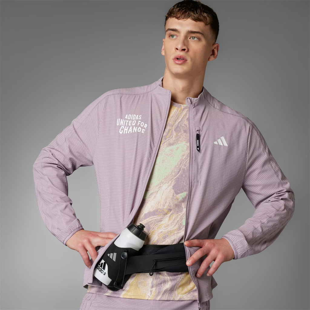 Adidas Move for the Planet Men's Running Jacket - Preloved Fig