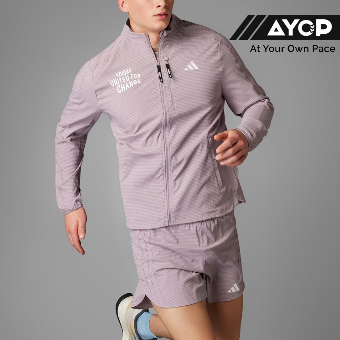 Adidas Move for the Planet Men's Running Jacket - Preloved Fig