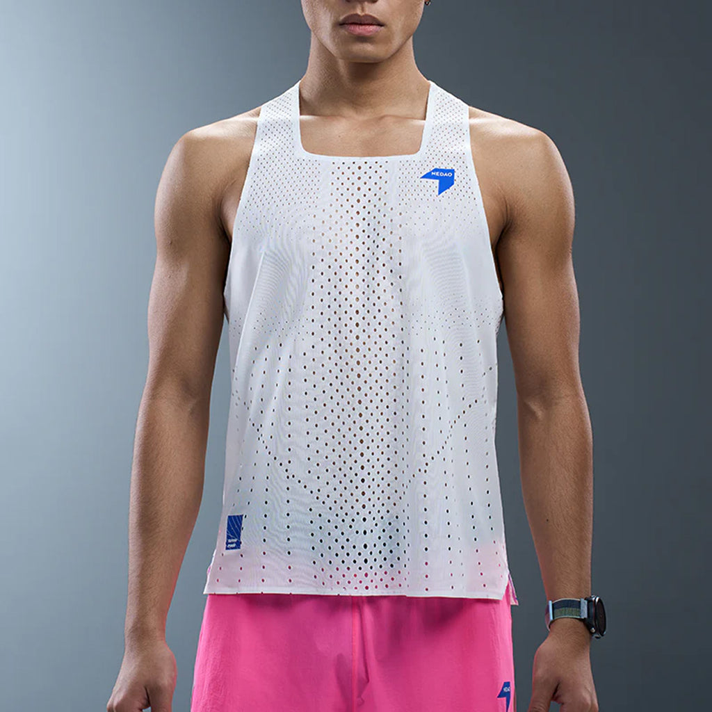 Nedao QiFlow V4.0 Men's Racing Singlet - White