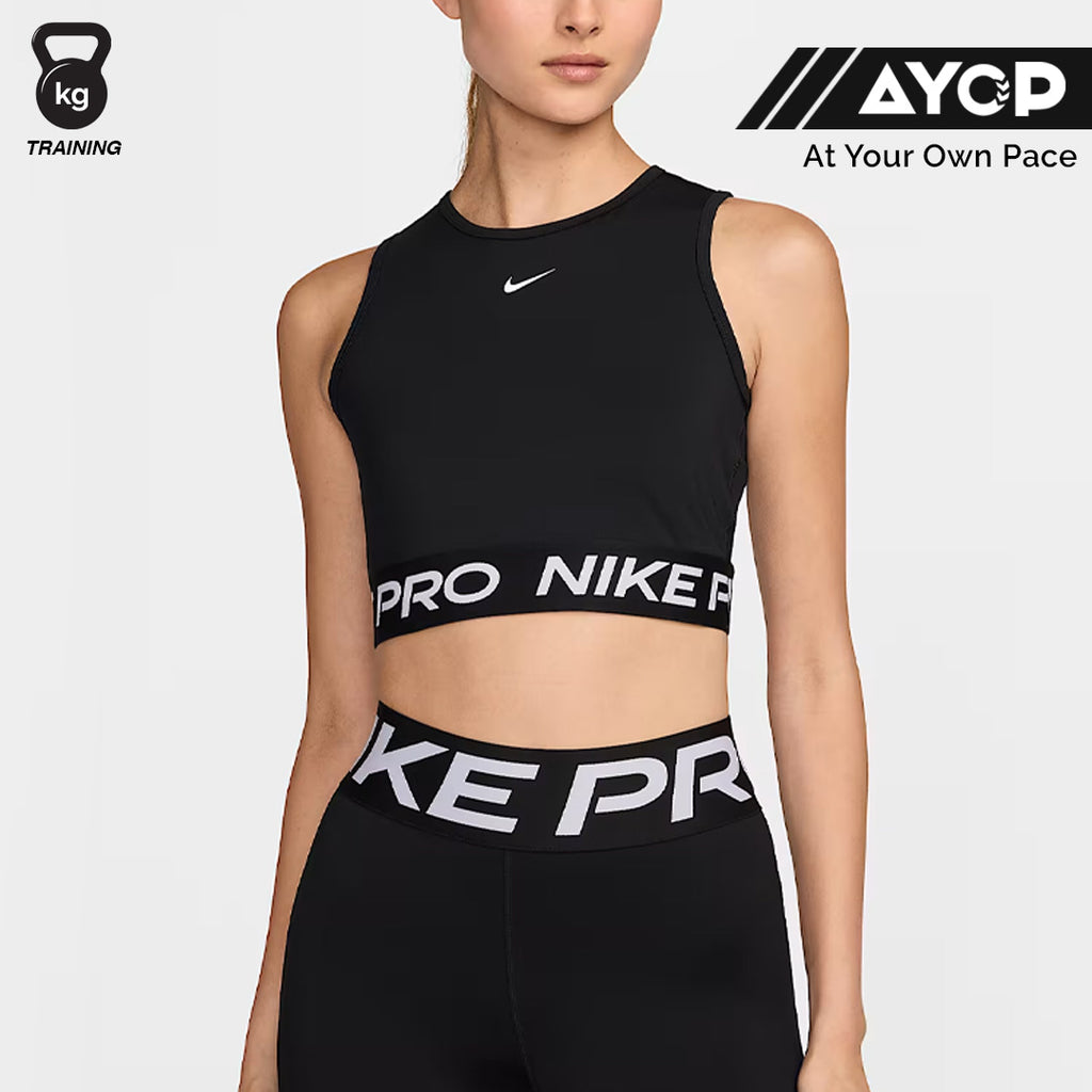 Nike Pro Dri-FIT Women's Training Cropped Tank Top - Black