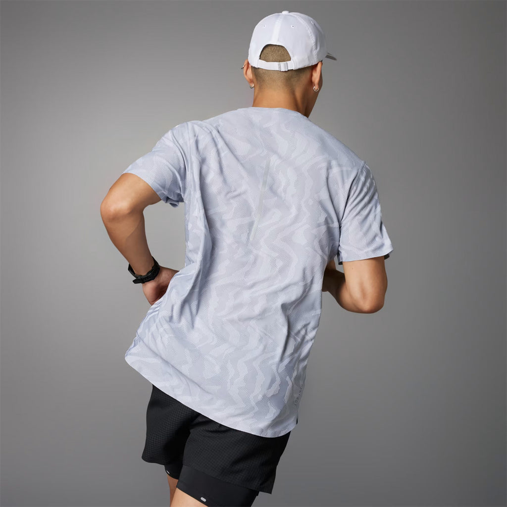 Adidas Ultimate Engineered Men's Running T-Shirt - Halo Silver