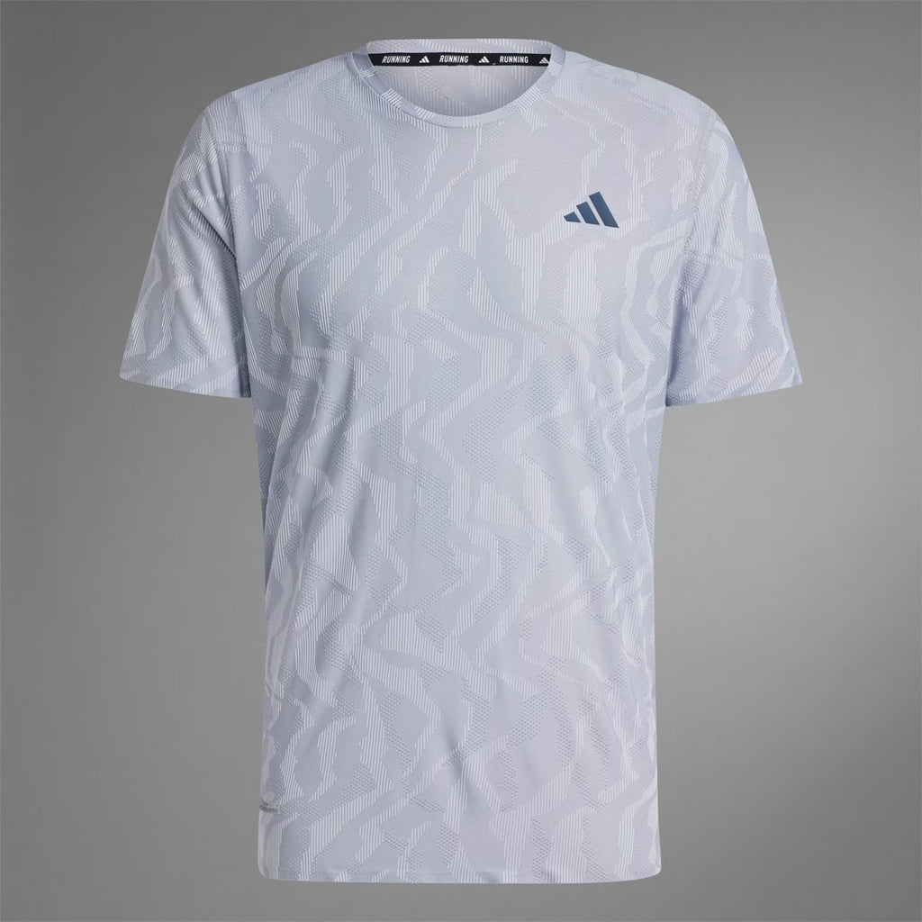 Adidas Ultimate Engineered Men's Running T-Shirt - Halo Silver