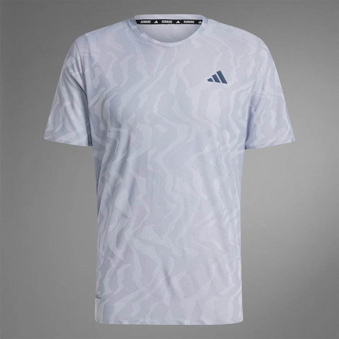Adidas Ultimate Engineered Men's Running T-Shirt - Halo Silver
