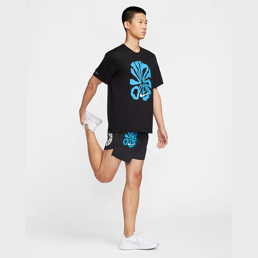 Nike Dri-FIT Stride Run Energy Brief-lined 5-inch - Black/Light Photo Blue