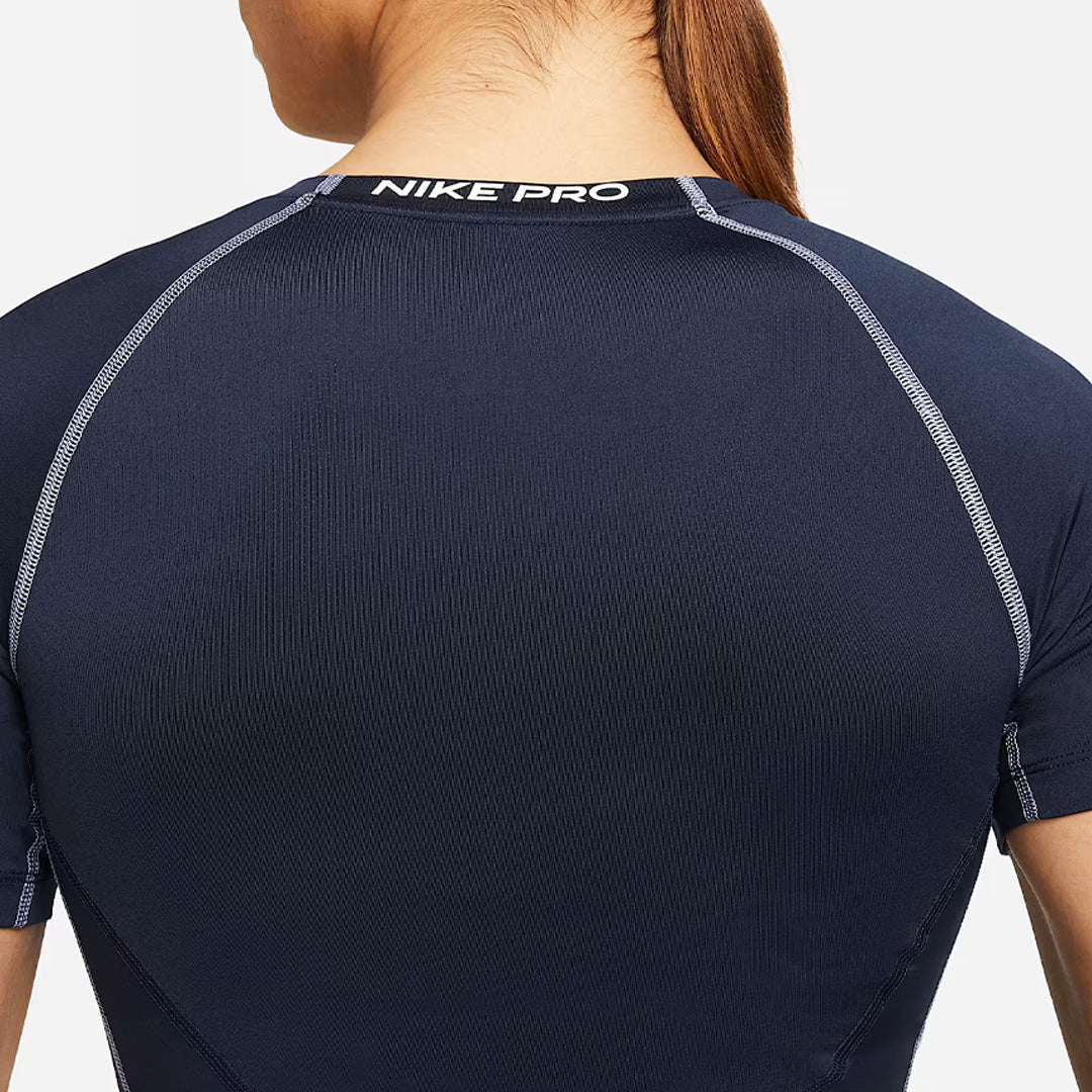 Nike Pro Dri-FIT Tight-Fit Men's Training Short Sleeve T-Shirt - Obsidian