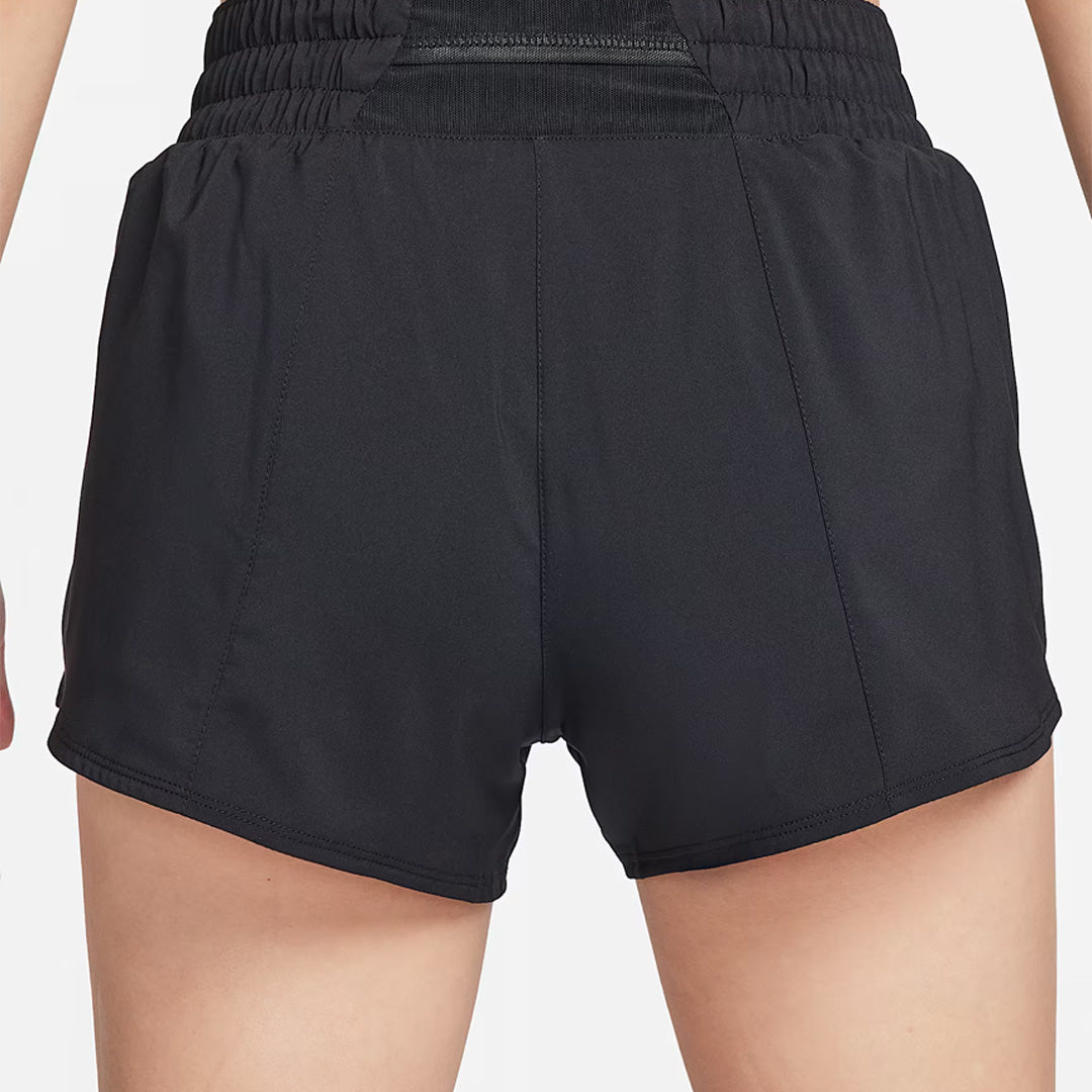 Nike Dri-FIT One Mid-Rise 3-inch Brief-lined Women's Running Shorts- Black