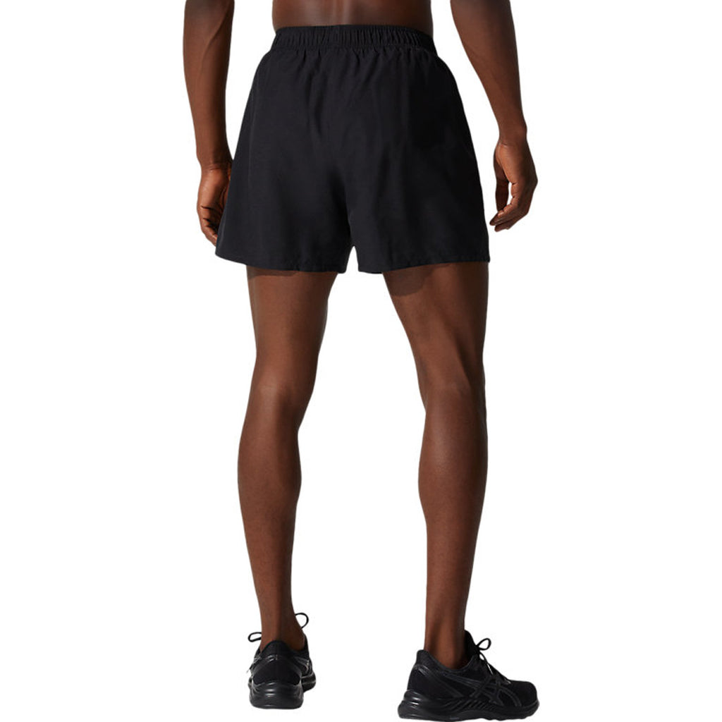 Asics Silver 5-inch Men's Running Shorts- Performance Black