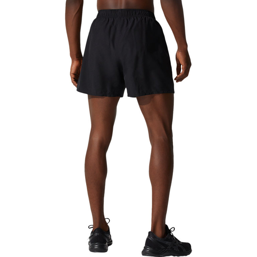 Asics Silver 5-inch Men's Running Shorts- Performance Black