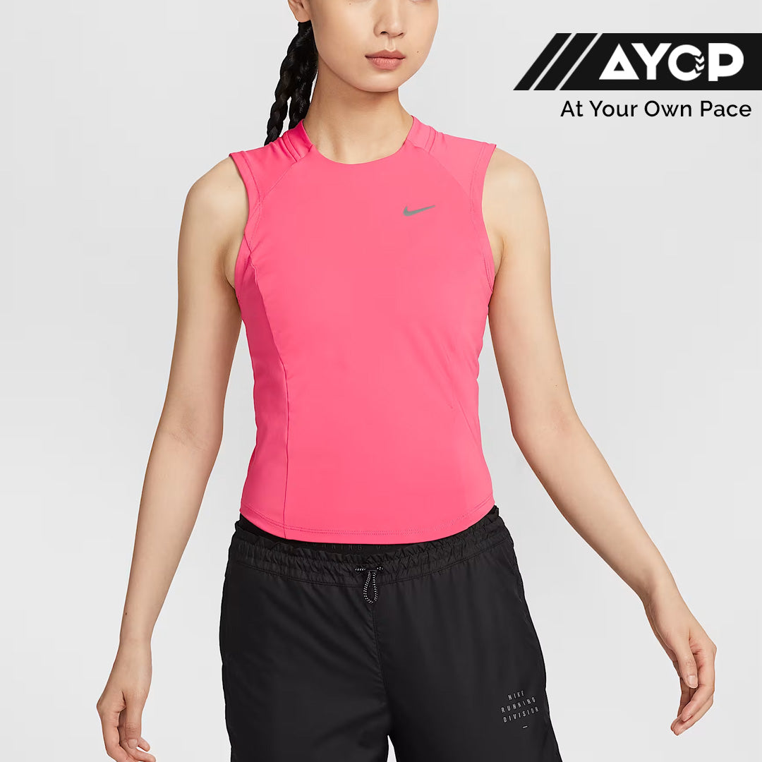 Nike Dri-FIT Running Division Pocket Women's Running Tank Top - Aster Pink