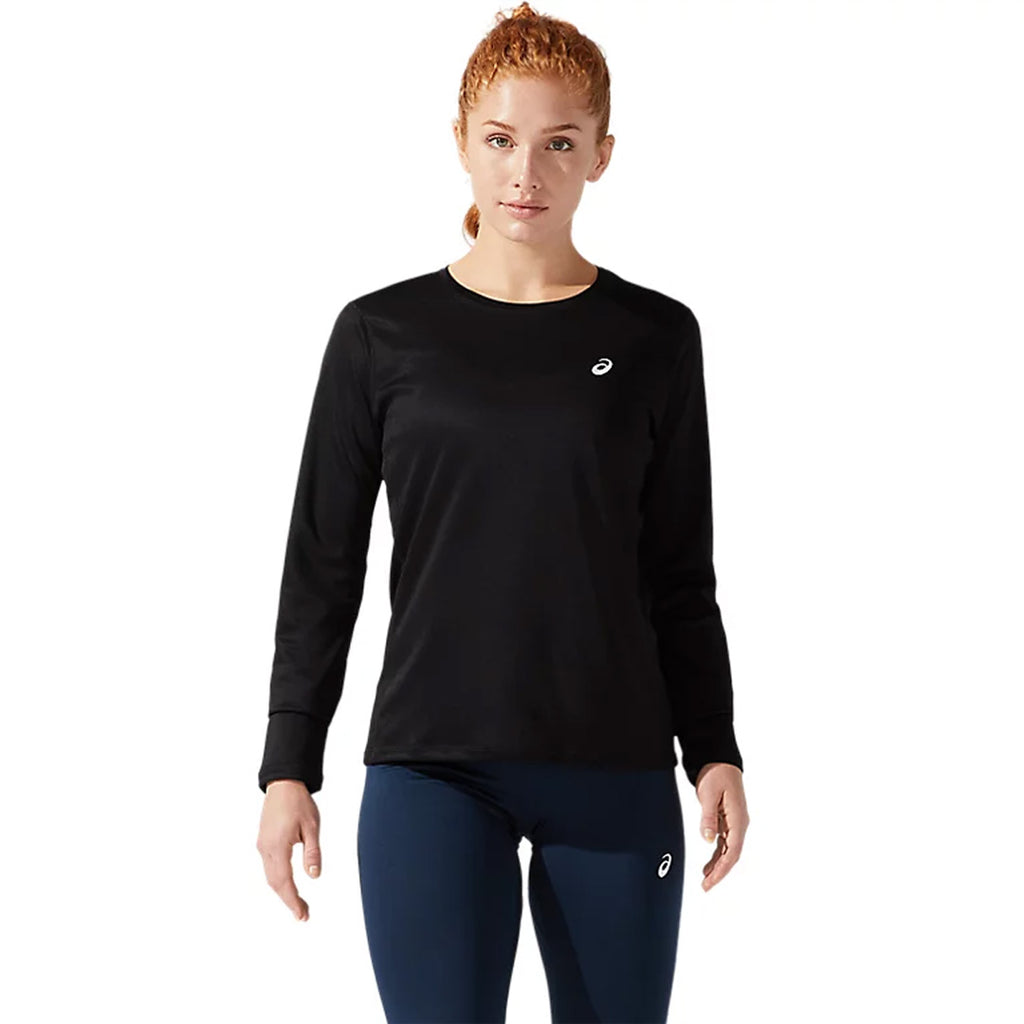 Asics Silver Long Sleeve Women’s Running T-Shirt - Performance Black