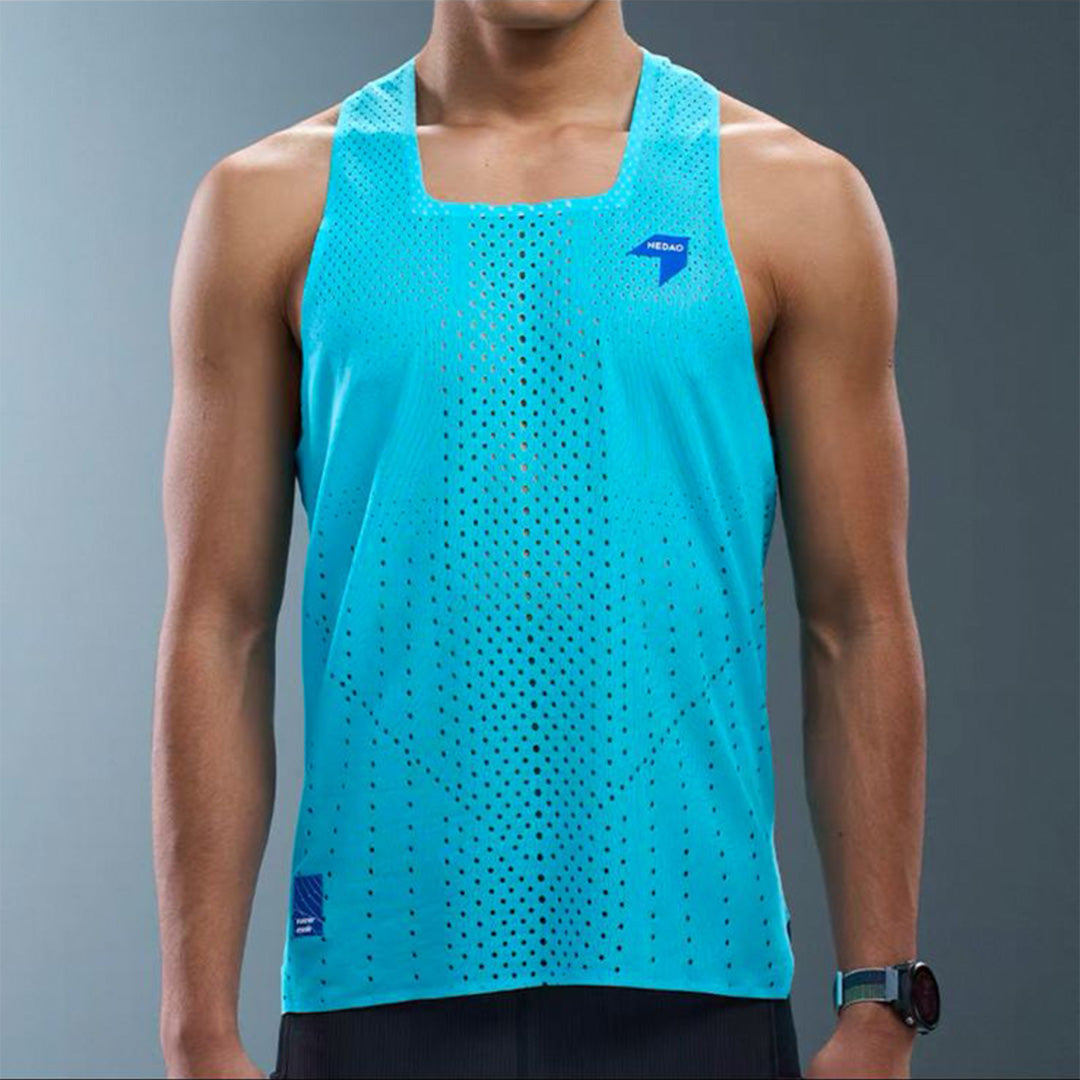 Nedao QiFlow Singlet V4.0 Men's Racing Singlet - Sky Blue