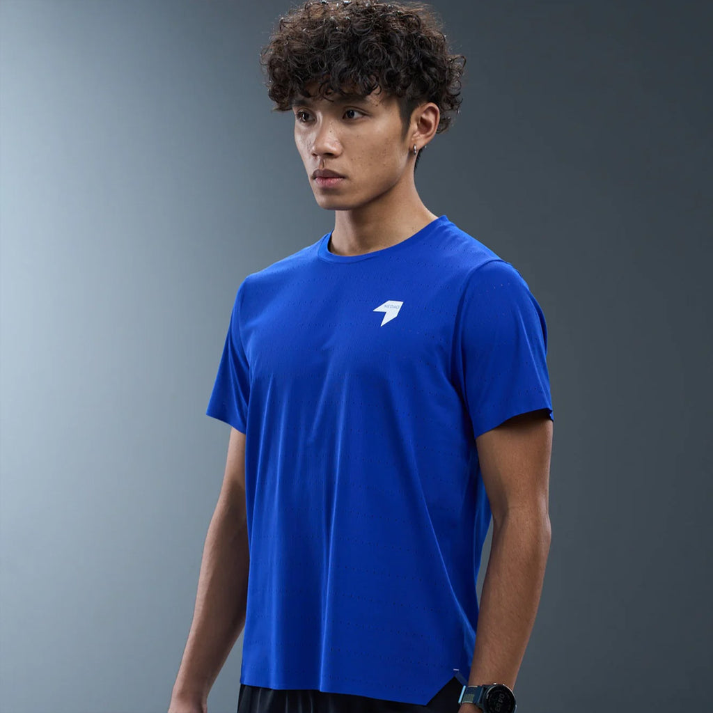 Nedao QiFlow V4.0 Men's Running T-Shirt - Nedao Blue