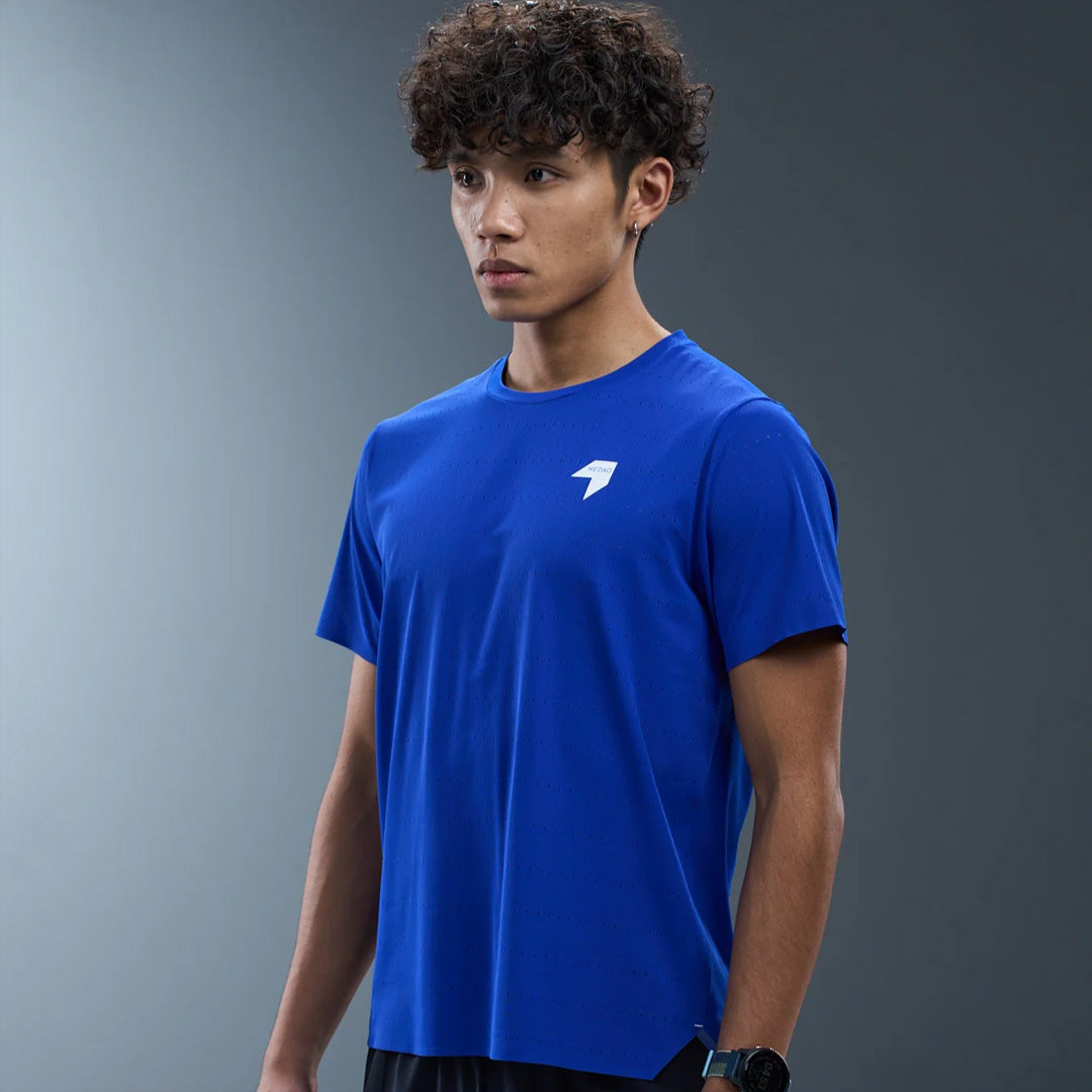 Nedao QiFlow V4.0 Men's Running T-Shirt - Nedao Blue