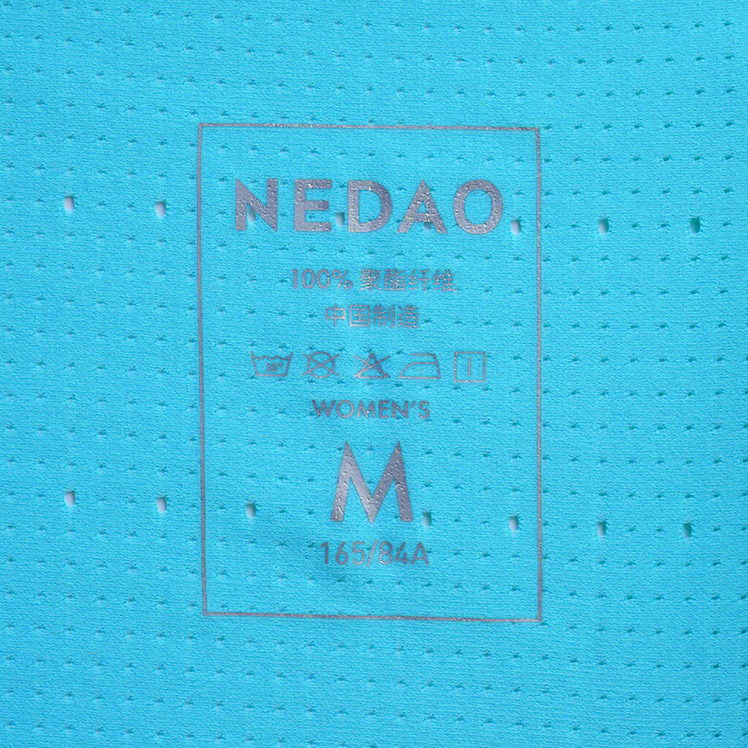 Nedao QiFlow Women's Running Crop Tank Top - Sky Blue