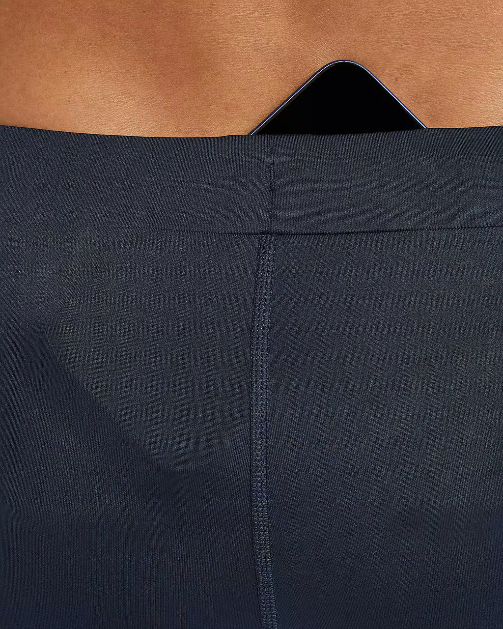 Nike Fast Dri-FIT Brief-Lined Running 1/2-Length Men's Running Tights - Blue Obsidian