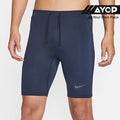 Nike Fast Dri-FIT Brief-Lined Running 1/2-Length Men's Running Tights - Blue Obsidian