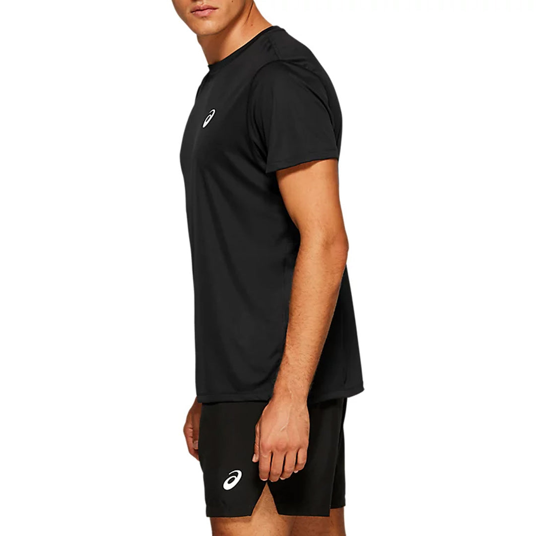 Asics Silver SS Men's Running T-Shirt - Performance Black