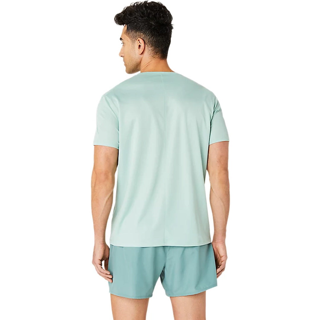 Asics Silver SS Men's Running T-Shirt - Light Celadon
