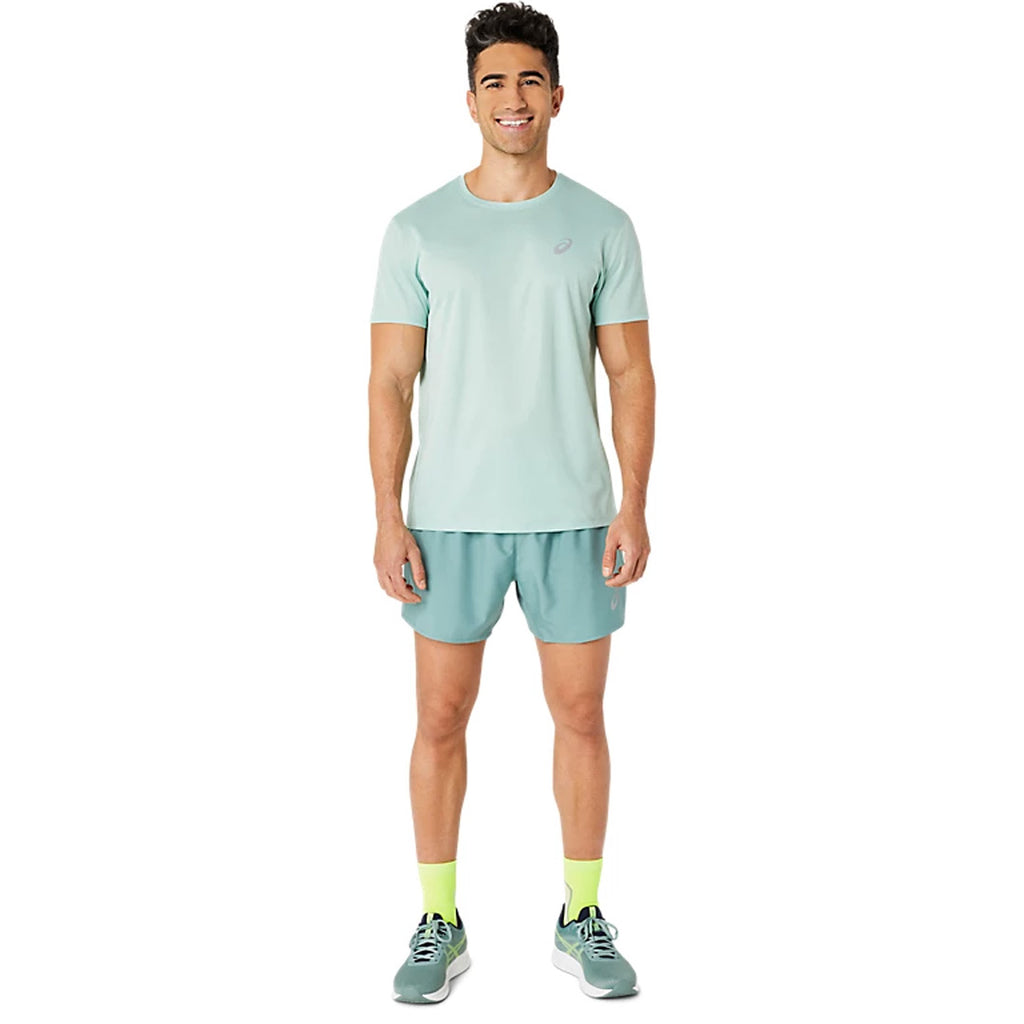 Asics Silver SS Men's Running T-Shirt - Light Celadon