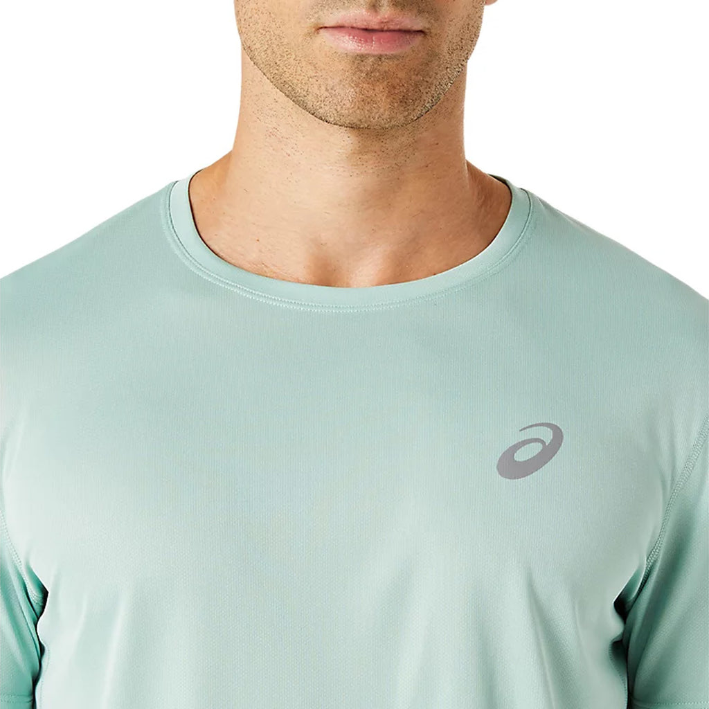 Asics Silver SS Men's Running T-Shirt - Light Celadon