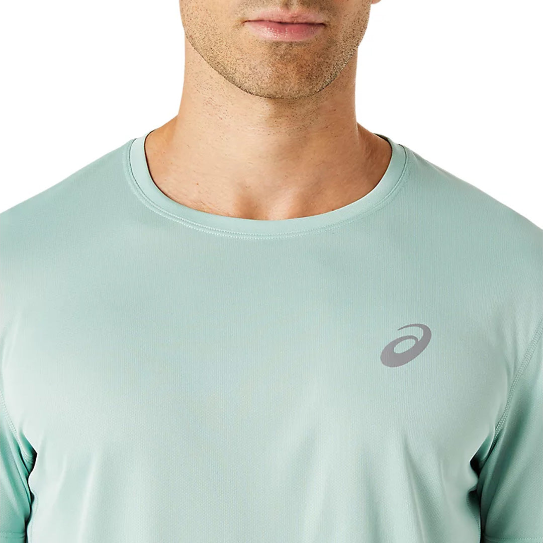 Asics Silver SS Men's Running T-Shirt - Light Celadon